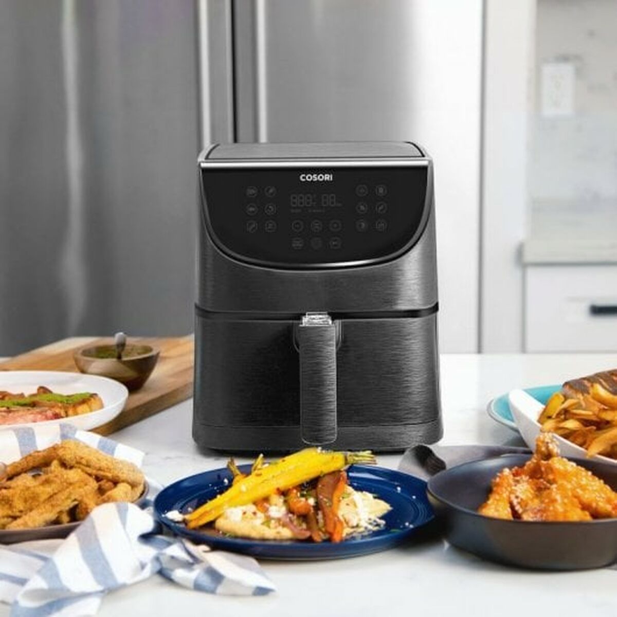 No-Oil Fryer Cosori Smart Chef Edition 1700 W Black 5,5 L