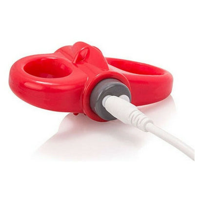 Vibraring Cockring The Screaming O Charged Yoga Red