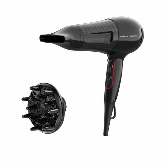 Hairdryer Rowenta CV591L x Karl Lagerfeld Powerline 2100W Black Red/Black 2100 W 2300 W