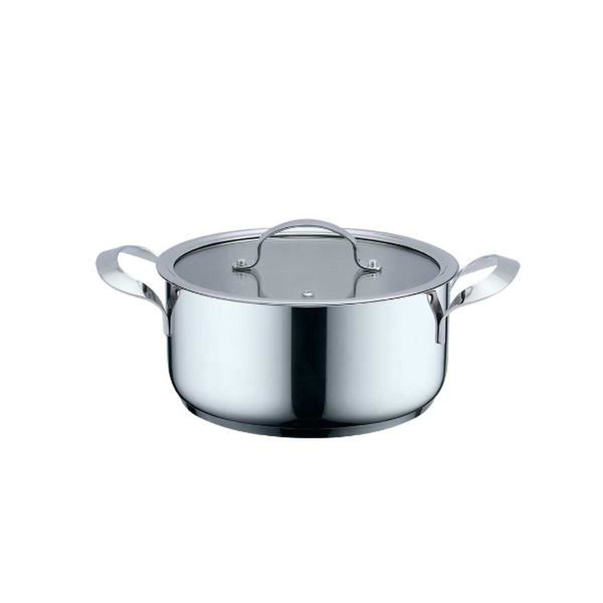 Casserole with lid Haeger Grey Ø 18 cm