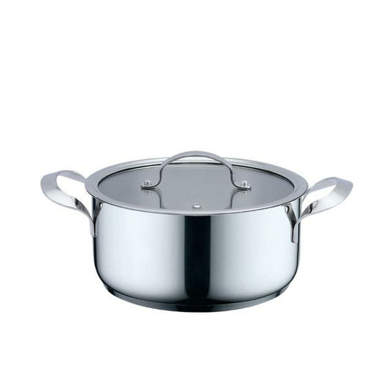 Casserole with lid Haeger Grey Ø 20 cm