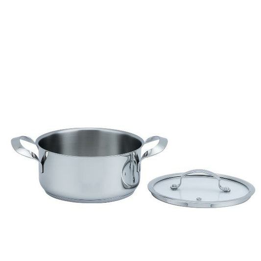 Casserole with lid Haeger Grey Ø 16 cm