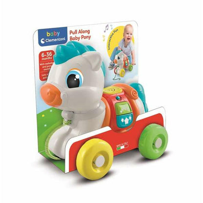 Pull-along toy Clementoni Pony Baby 26 x 25 x 13 cm