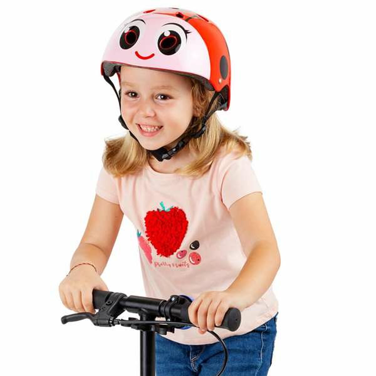 Children's Cycling Helmet Moltó Red Ladybird 26 x 21 x 16,5 cm