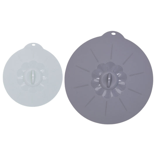 Set of lids Quid Ozon Silicone Plastic 2 Pieces