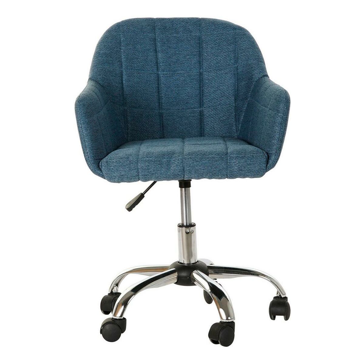 Chair DKD Home Decor Blue Multicolour Silver 52 x 60 x 79 cm