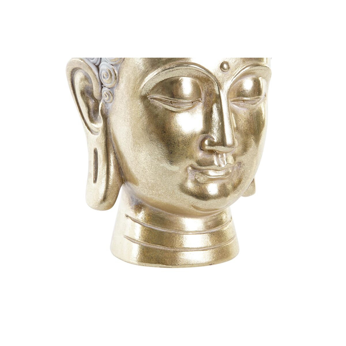 Planter DKD Home Decor 17,5 x 17,5 x 21 cm Golden Buddha Resin