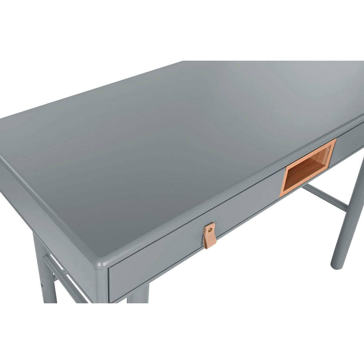 Desk Home ESPRIT Blue Grey MDF Wood 120 x 60 x 75 cm