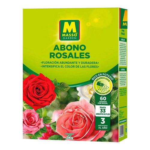 Non-organic fertiliser Massó 234113 Rose Bush 2 Kg 2 L 2 kg