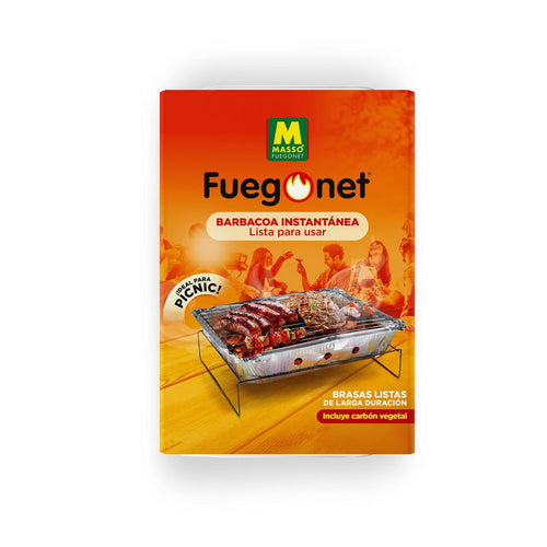 Disposable Barbecue Massó fuegonet el exterior Aluminium