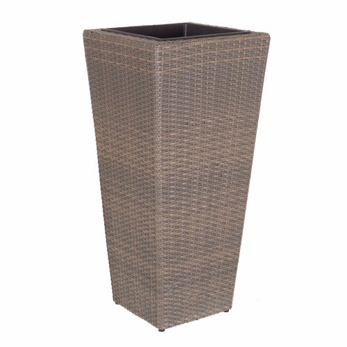 Plant pot Marlene Rattan 42 x 42 x 90 cm