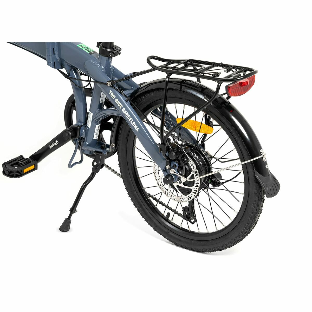 Electric Bike Youin You-Ride Barcelona 9600 mAh Grey Blue 20" 250 W 25 km/h