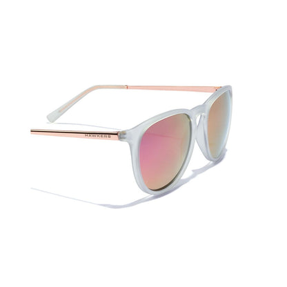 Unisex Sunglasses Hawkers OLLIE Transparent Rose gold Ø 49,5 mm Pink