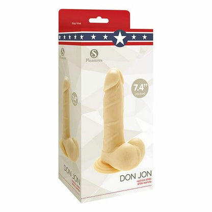 Realistic Dildo S Pleasures Don Jon PVC Ø 4,5 cm (15 cm)