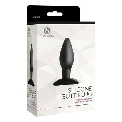 Anal plug S Pleasures Silicone Black (Ø 4 cm)