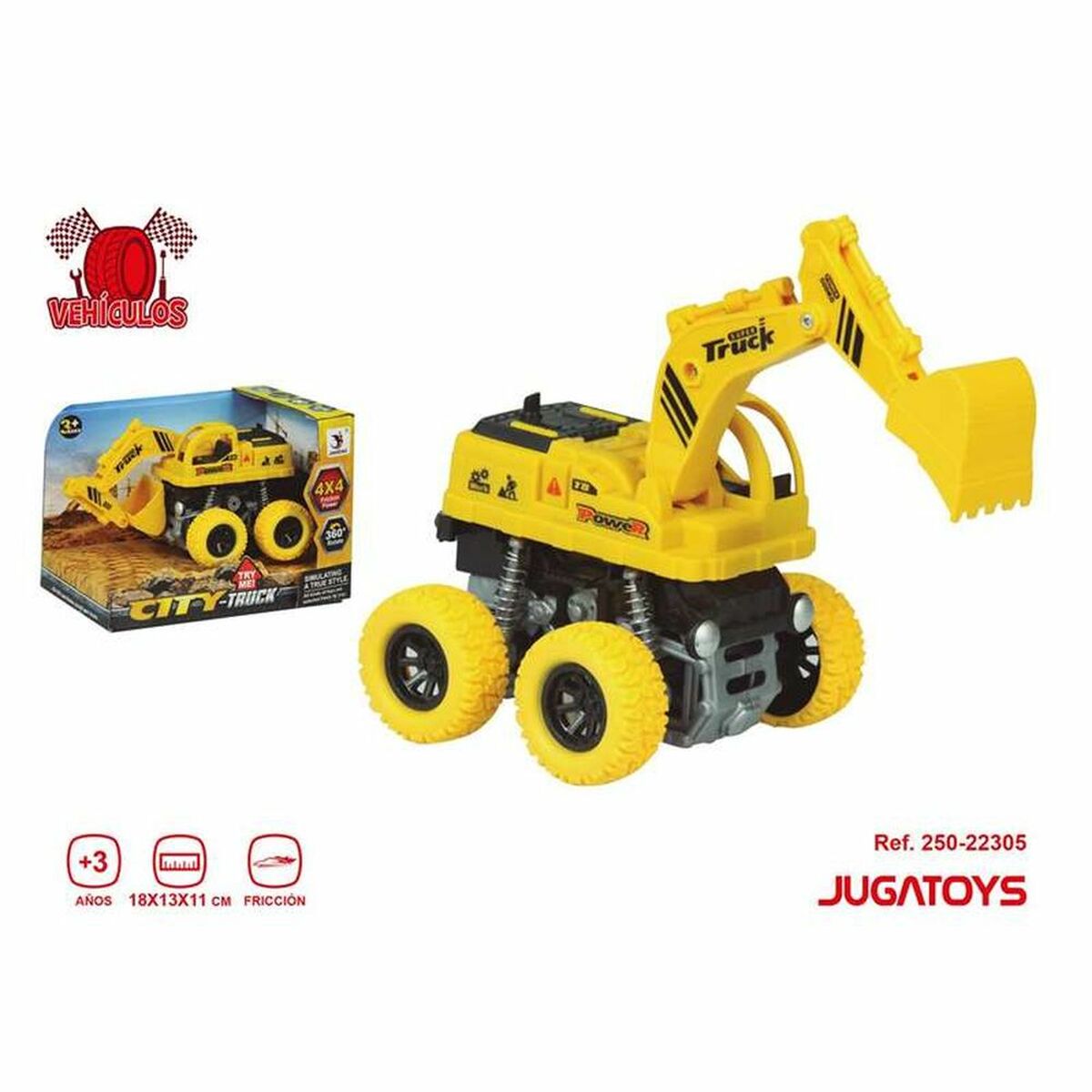 Digger Jugatoys 18 x 13 x 11 cm Friction