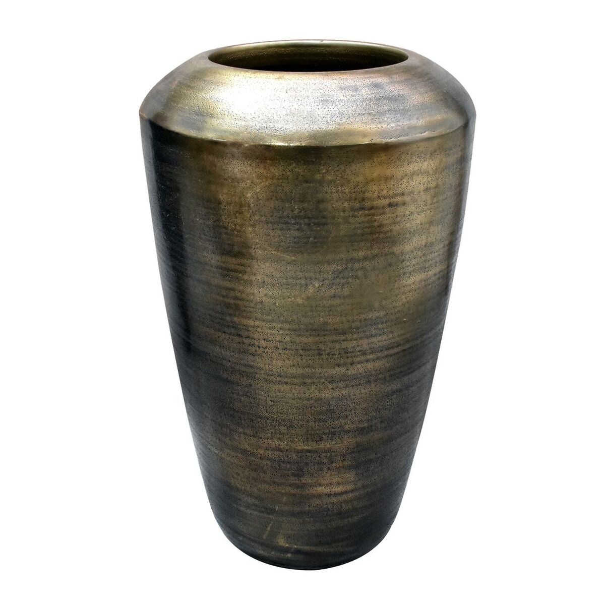 Planter 53 x 53 x 89 cm Golden Aluminium