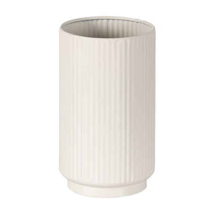 Set of Planters Cream Iron 16,5 x 16,5 x 28 cm (2 Units)