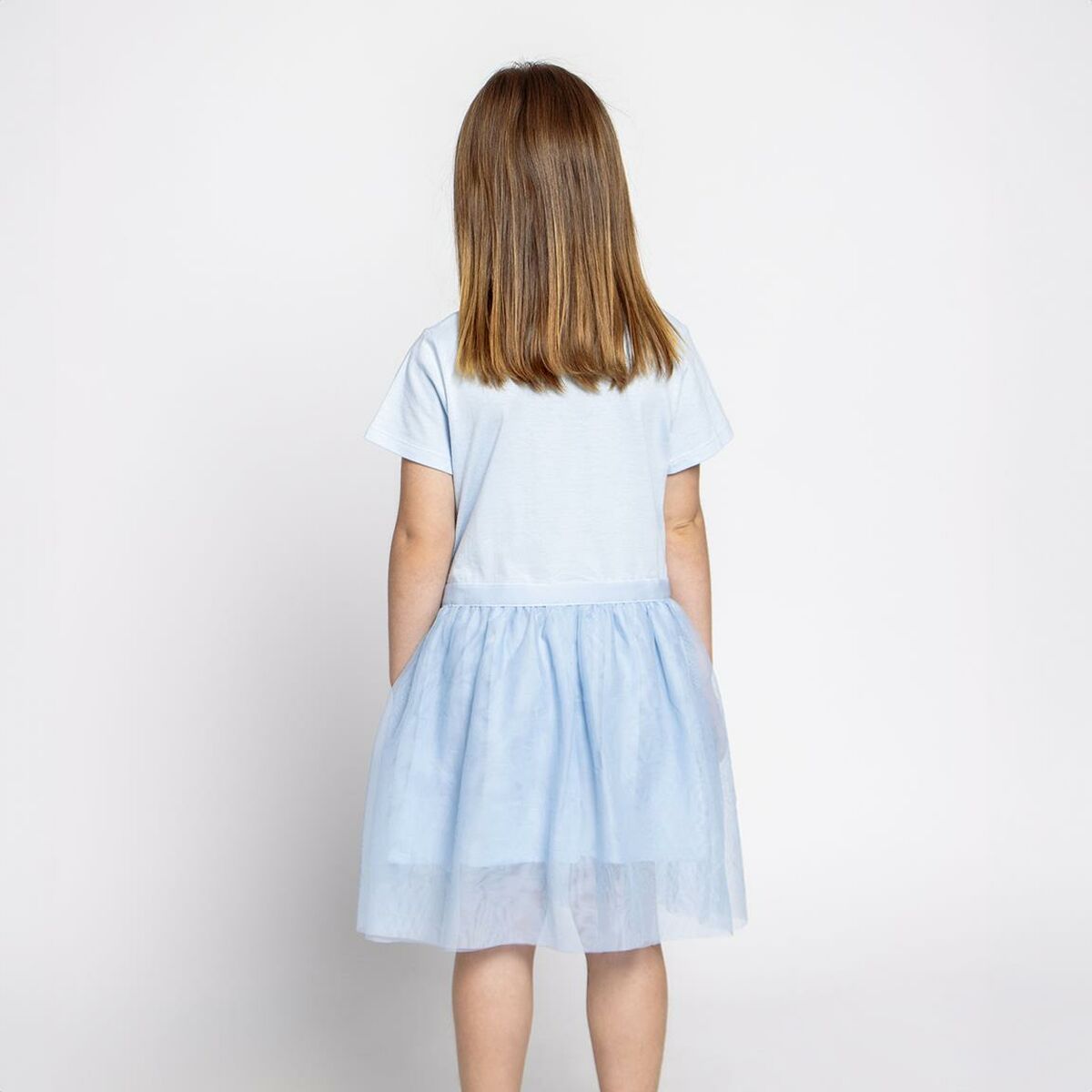 Dress Bluey Light Blue