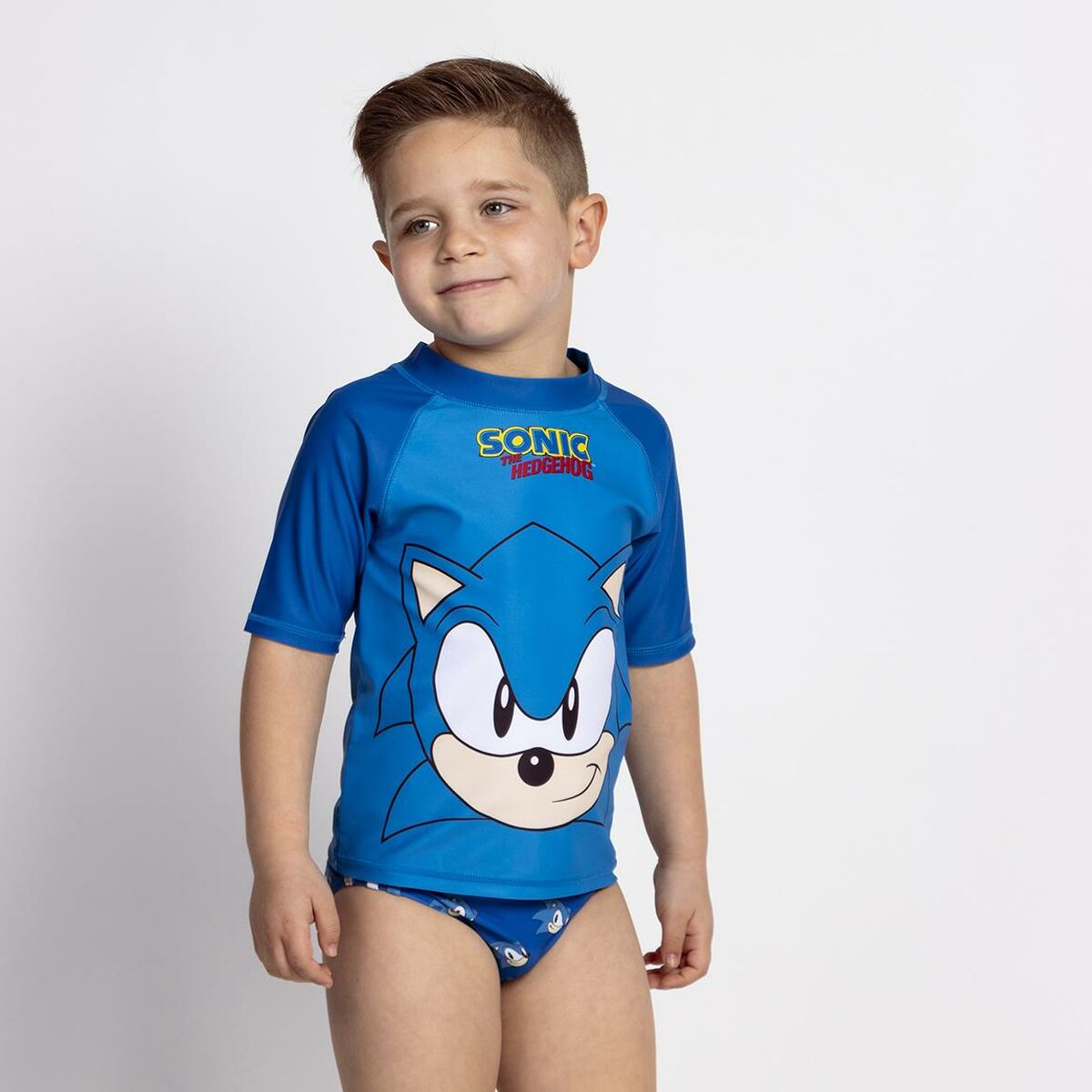 Bathing T-shirt Sonic Dark blue