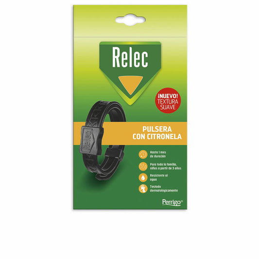 Citronella Anti-mosquito Bracelet Relec Black Adults