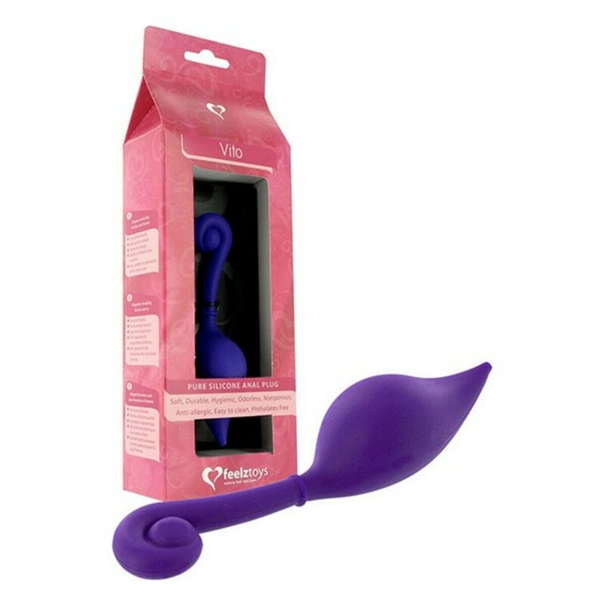 Anal plug FeelzToys Vito Lilac