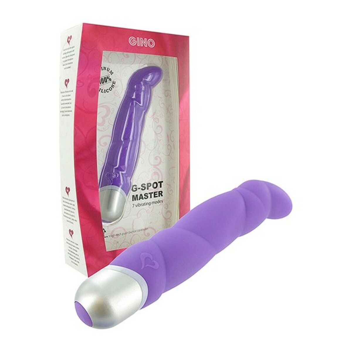 Gino Vibrator Purple FeelzToys E21306