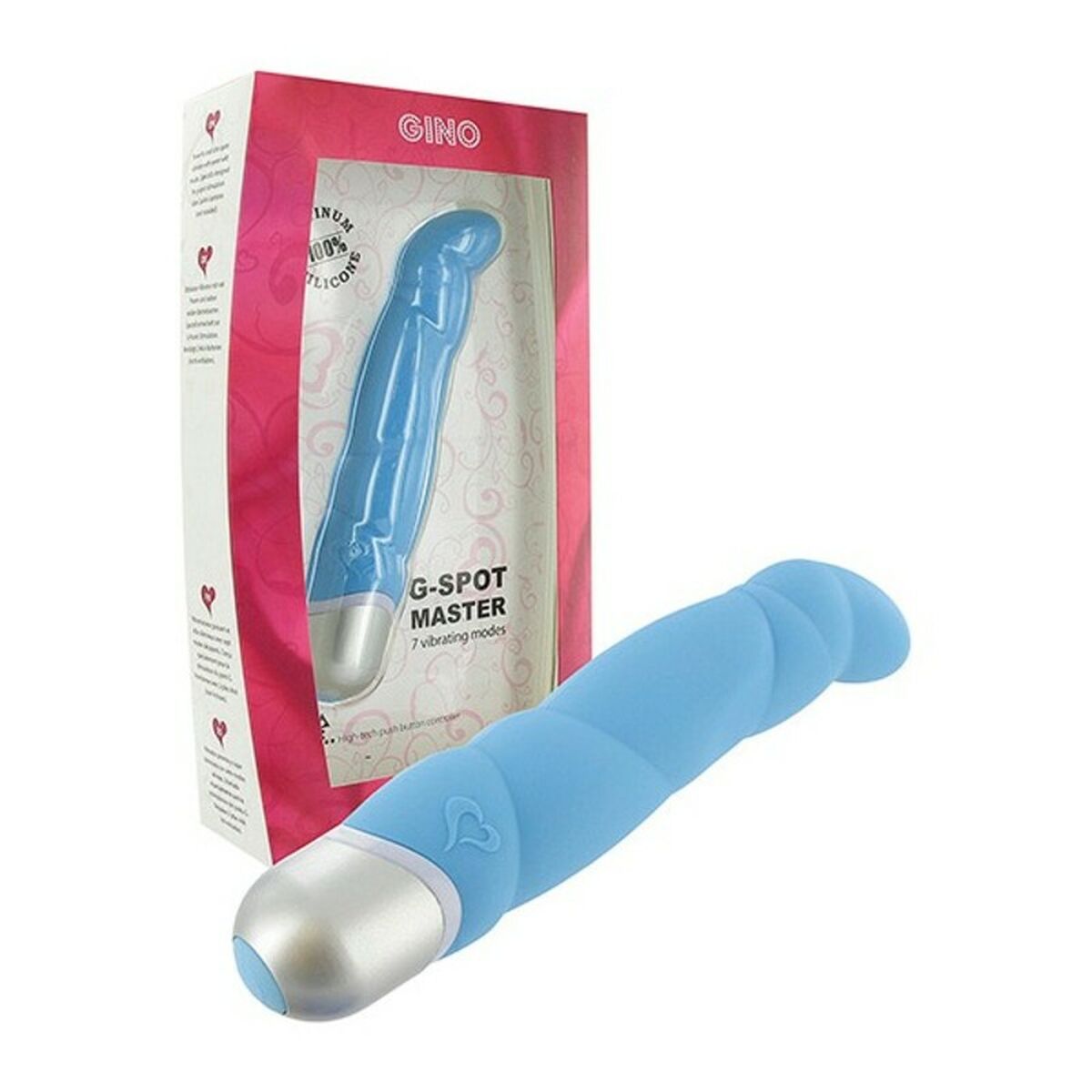 Gino Vibrator Blue FeelzToys E21308 Blue