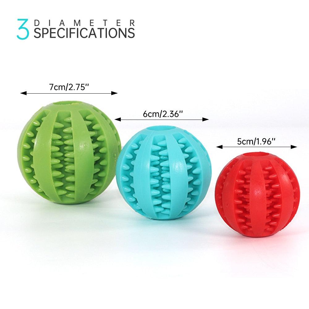 Rubber Balls Chewing Pet Toys - yokefinds.ie