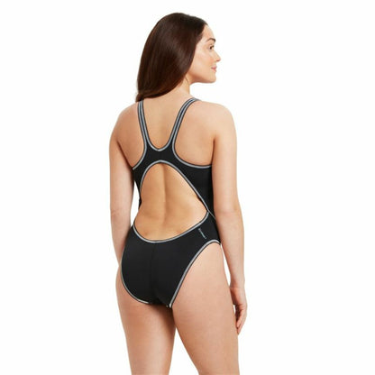 Women’s Bathing Costume Zoggs Wire Masterback Black