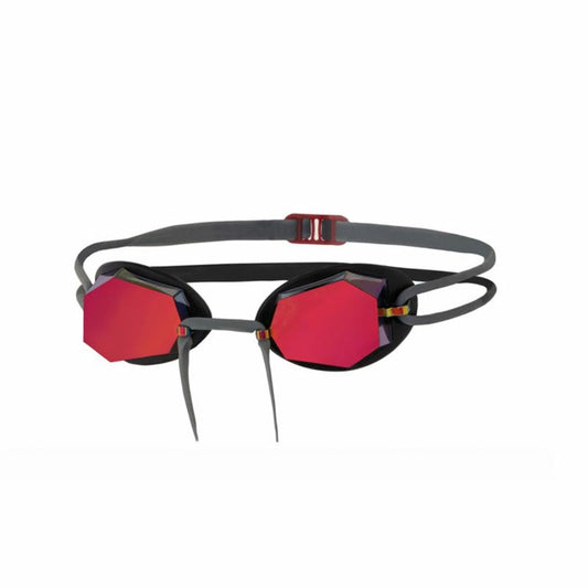 Swimming Goggles Zoggs Diamond Mirror Black Red One size