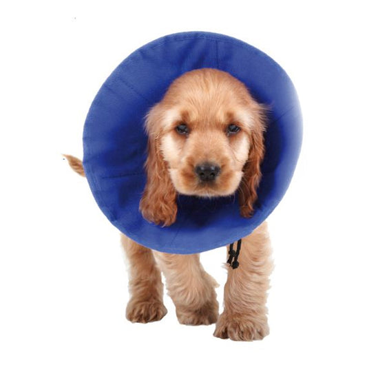 Elizabethan Dog Collar KVP EZ Soft Blue (30-50 cm)