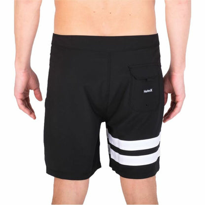 Men’s Bathing Costume Hurley Block Party 18" Black