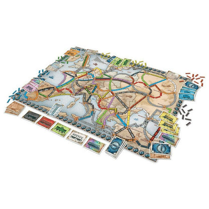 Board game ¡Aventureros al Tren! Europa Asmodee LFCABI127 (ES)