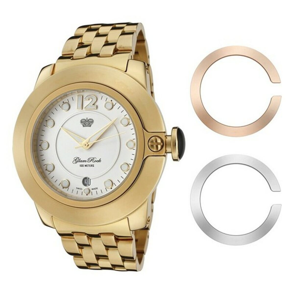 Ladies'Watch Glam Rock GR32055 (Ø 44 mm)