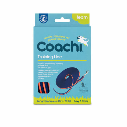 Dog Lead Coachi Training Blue 10m