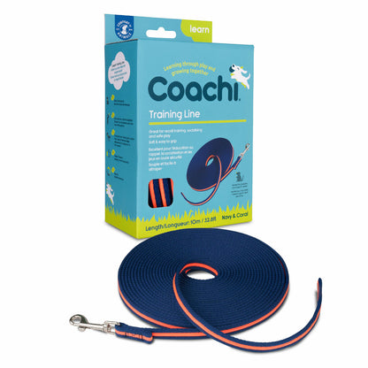 Dog Lead Coachi Training Blue 10m