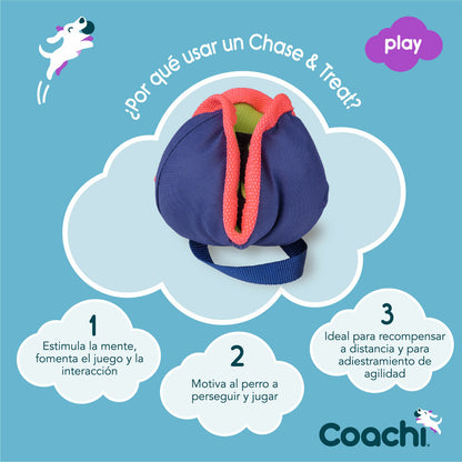 Training toy Coachi CHASE & TREAT Blue