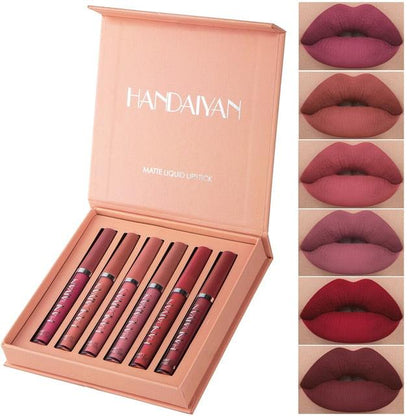 6Colors/Sets Fashion Liquid Lipstick - yokefinds.ie