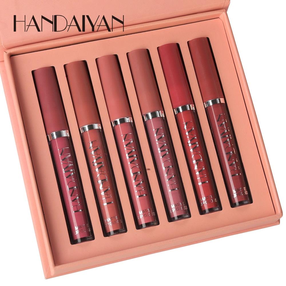 6Colors/Sets Fashion Liquid Lipstick - yokefinds.ie