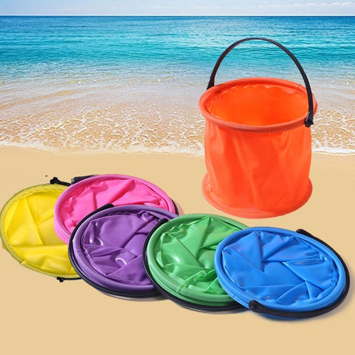 Foldable Beach Bucket - YOKE FINDS 🇮🇪 IE 