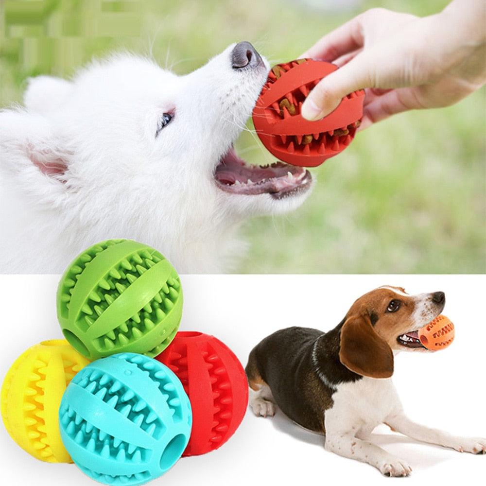 Rubber Balls Chewing Pet Toys - yokefinds.ie