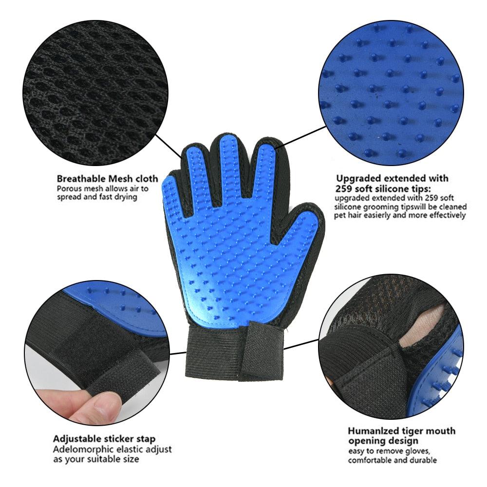 Pet Grooming Gloves - yokefinds.ie