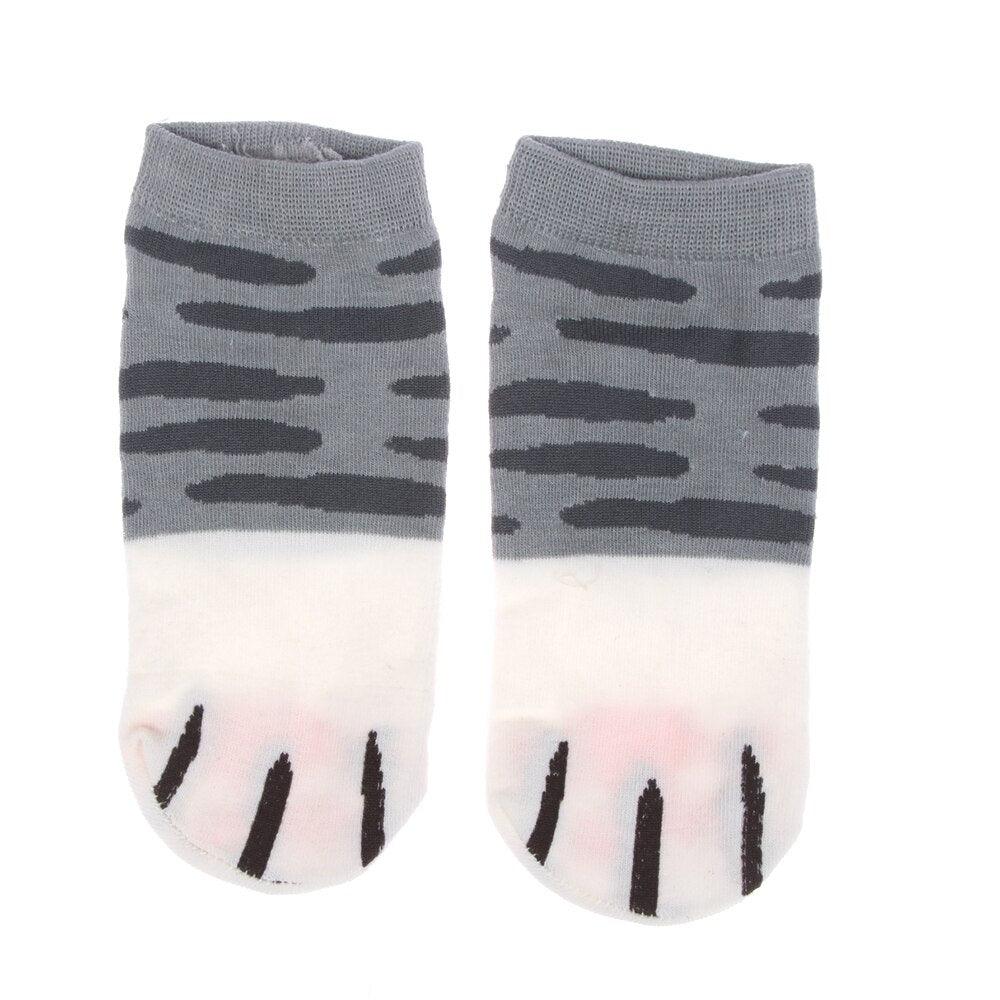 Cartoon Cute Cats Paw Socks - yokefinds.ie