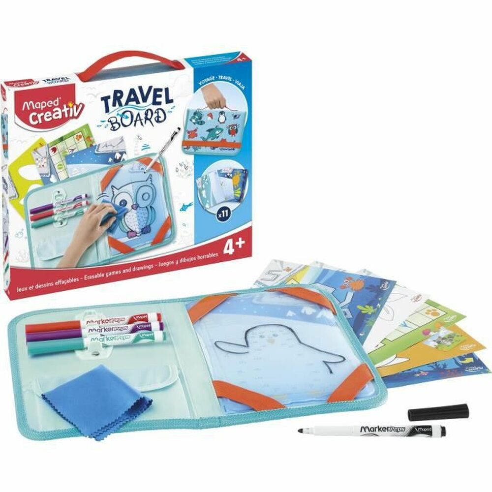 Drawing Set Maped Travel Board 18 Pieces - YOKE FINDS 🇮🇪 IE 