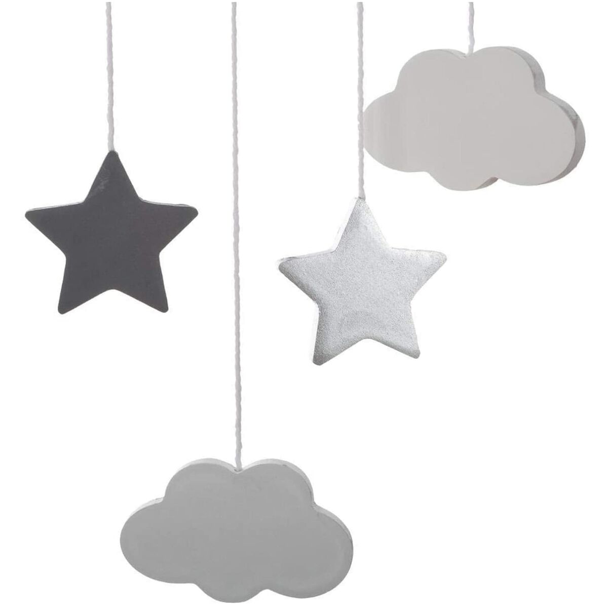 Cot Mobile Atmosphera Moon Grey MDF Wood - Yokefinds Ireland