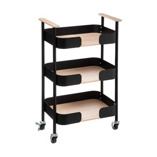 Serving trolley 5five Black (75 x 45,5 x 28,5 cm)