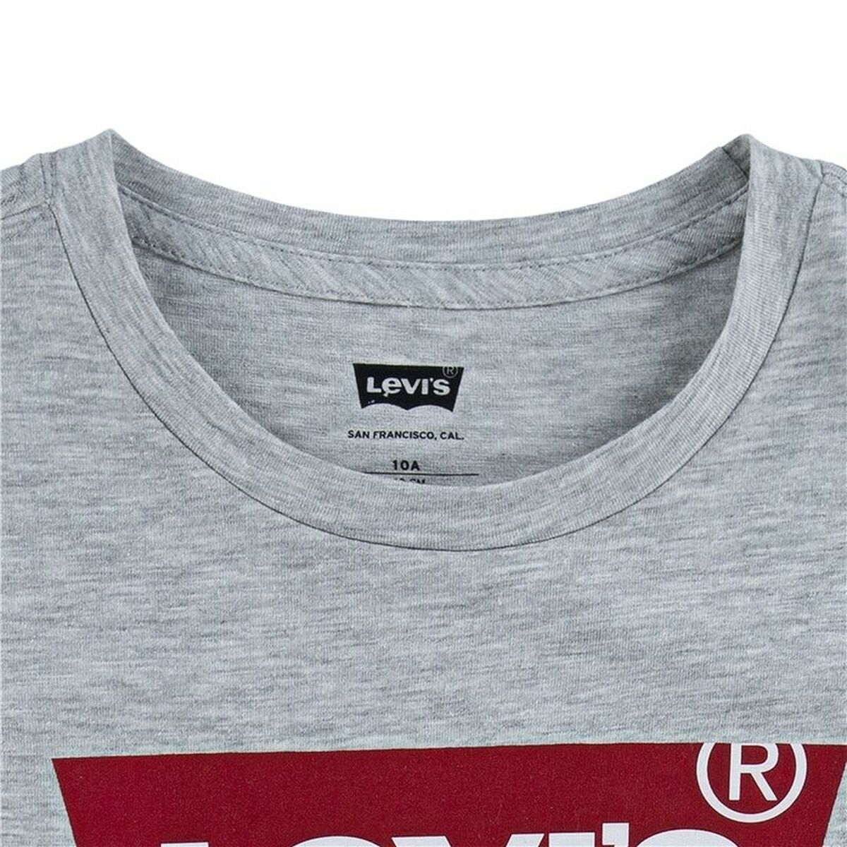 Child's Short Sleeve T-Shirt Levi's Batwing Light grey