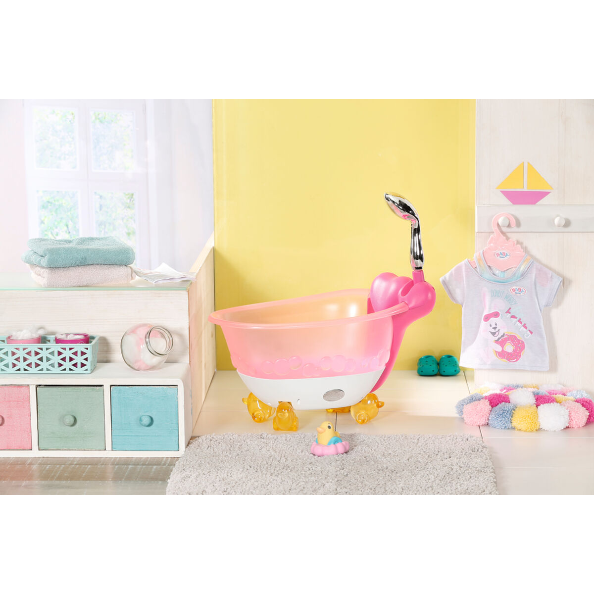 Doll's Bath Set with Accessories Zapf Bath Bathtub - Yokefinds Ireland