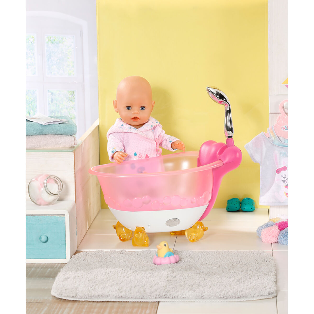 Doll's Bath Set with Accessories Zapf Bath Bathtub - Yokefinds Ireland